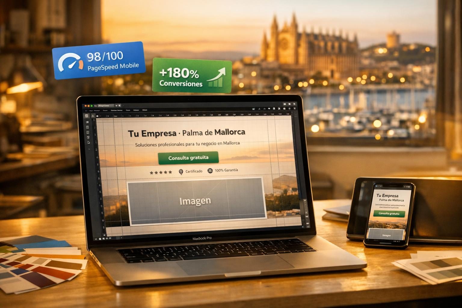 Diseño Web en Palma de Mallorca — Diseño Web Profesional en Palma de Mallorca — Páginas que Convierten