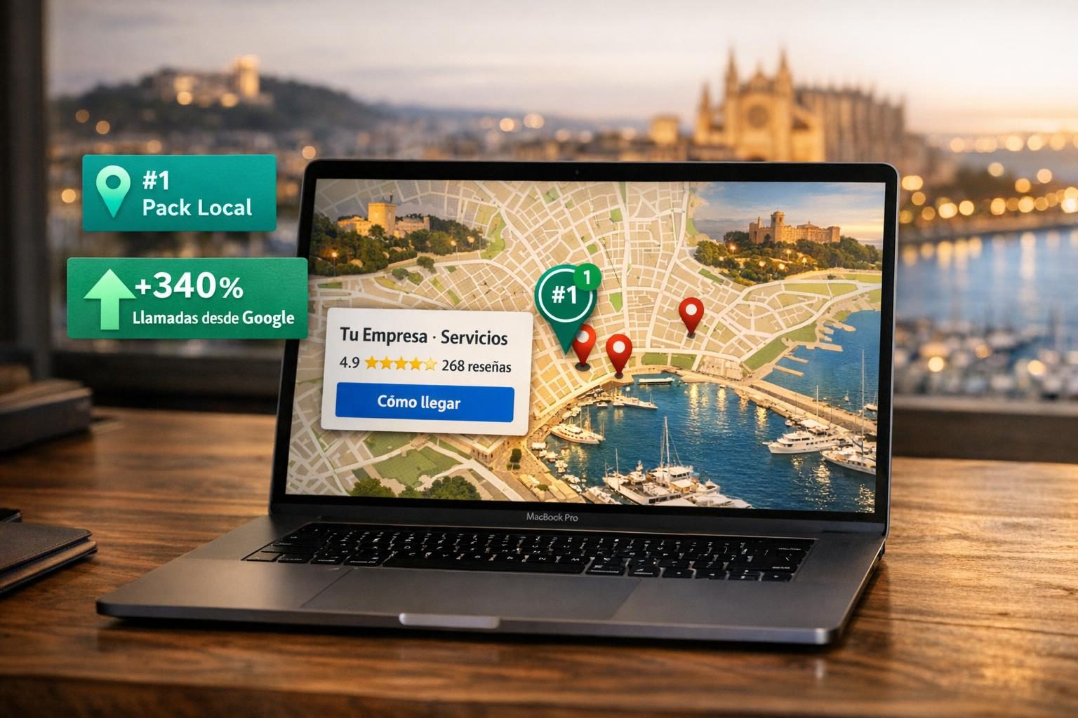 SEO Local en Palma de Mallorca — Top 3 Google Maps Pack Local para tu negocio en Palma de Mallorca