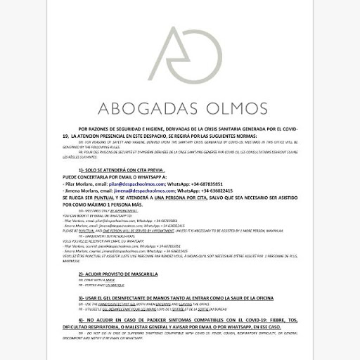 Abogadas Olmos, Especialistas en Extranjería y Familia